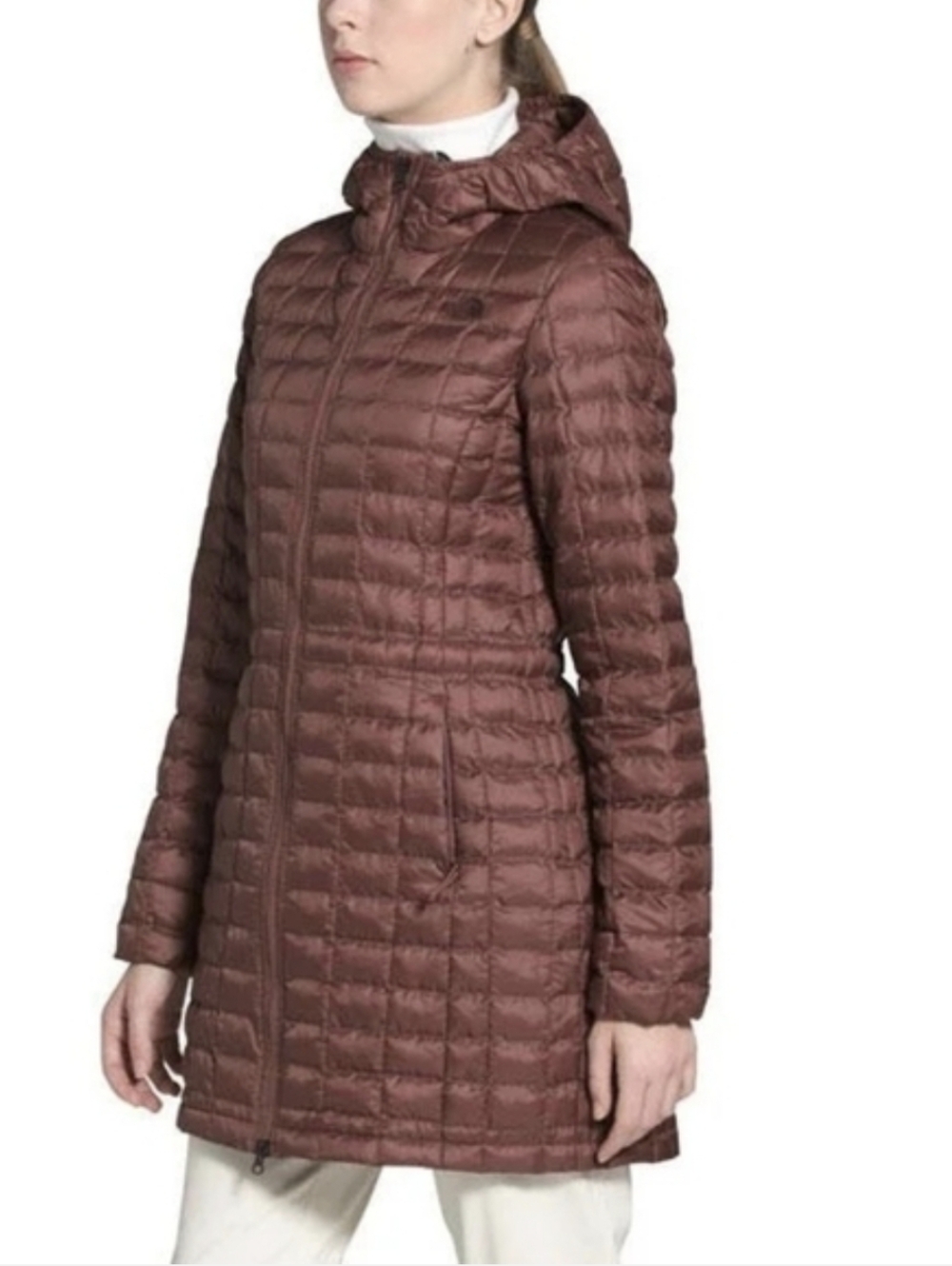 Earthcore utility chic the north face thermoball eco parka dusty mauve small